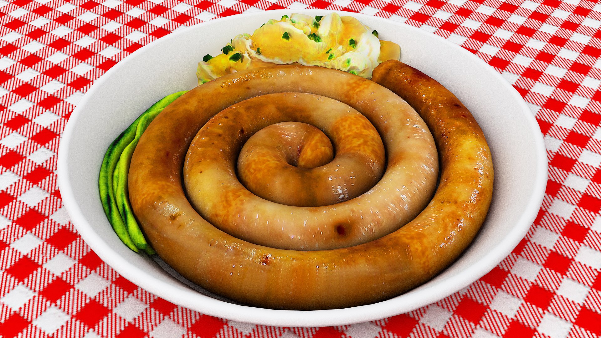 カンバーランドソーセージ3Dモデル - TurboSquid 1809295