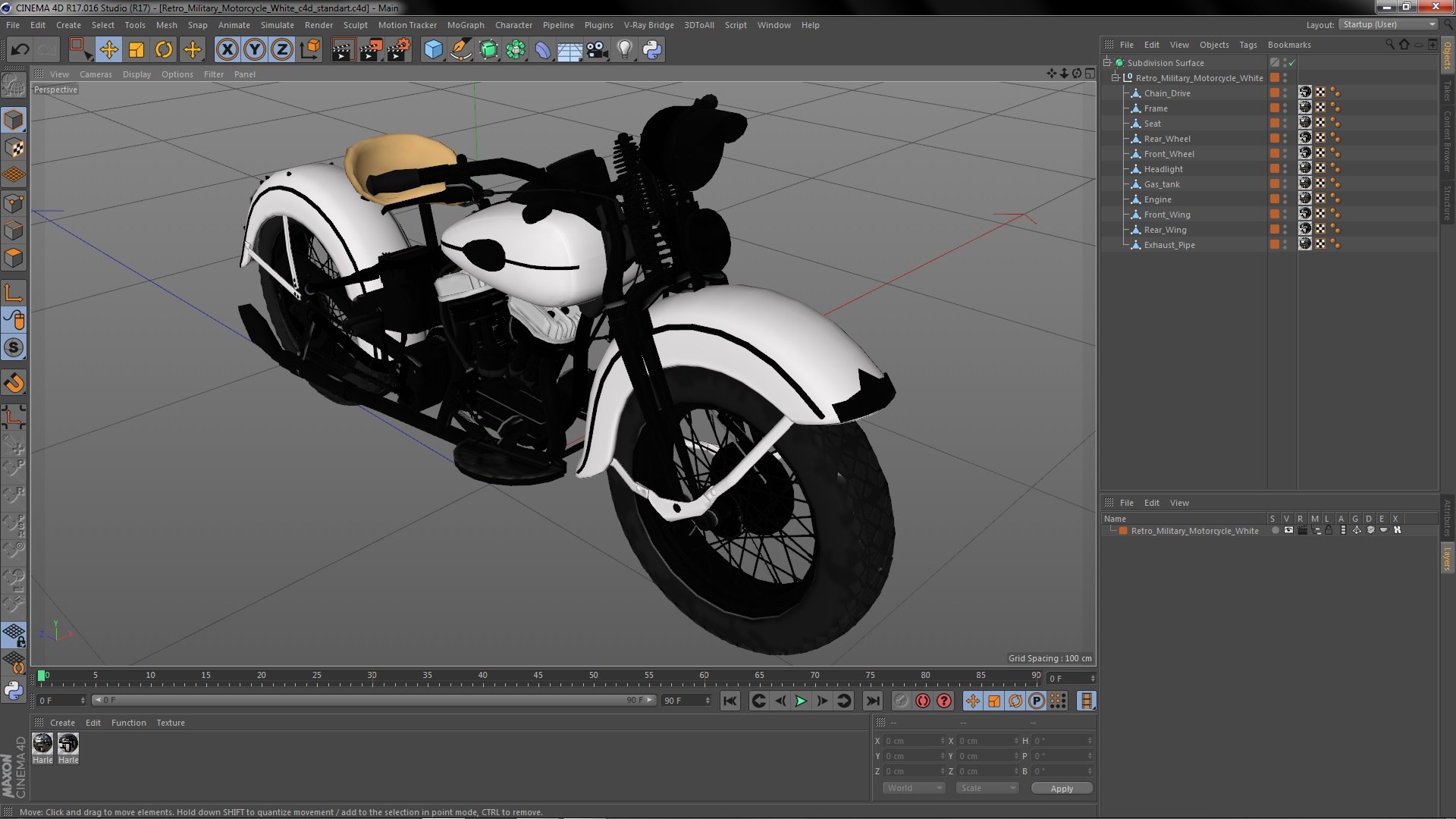 Retro Military Motorcycle White 3D model https://p.turbosquid.com/ts-thumb/wa/82NWcD/kd/retromilitarymotorcyclewhite3dmodel029/jpg/1691027502/1920x1080/fit_q87/c8e4039d40bd2ebba2e657dcfc2bbd93c9a66925/retromilitarymotorcyclewhite3dmodel029.jpg