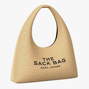 3D Marc Jacobs Sack Tote Raffia Bag