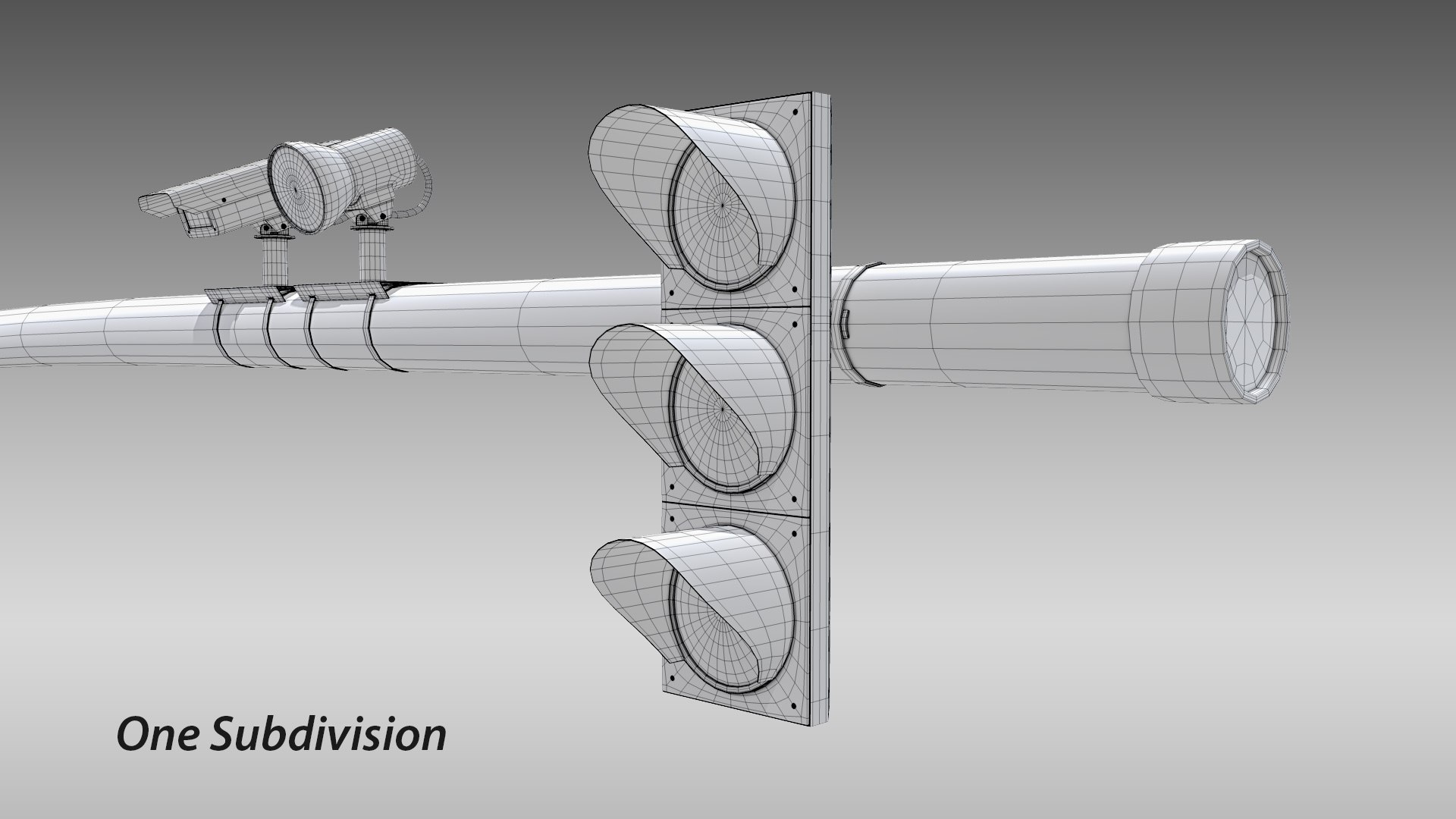 Intersection Traffic Light Camera 3D Model - TurboSquid 1704168