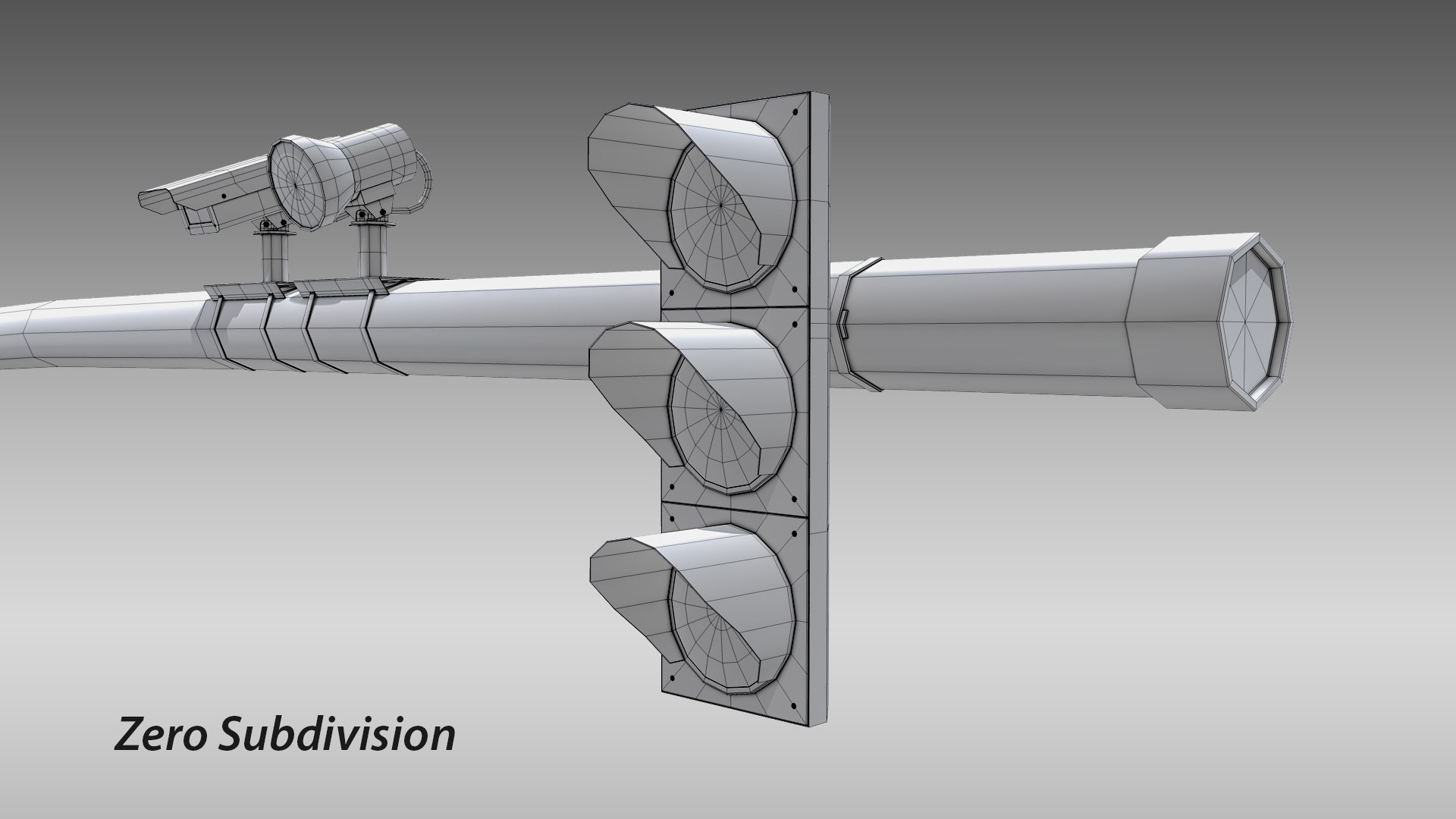 Intersection Traffic Light Camera 3D Model - TurboSquid 1704168