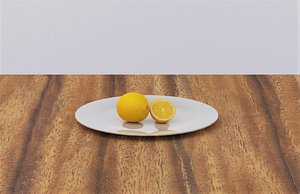 3D lemon model