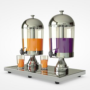 3D model juice dispenser