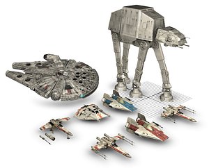 Ultimate Game Ready Star Wars Vehicles Collection
