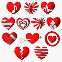 Heart Emojis Collection 4