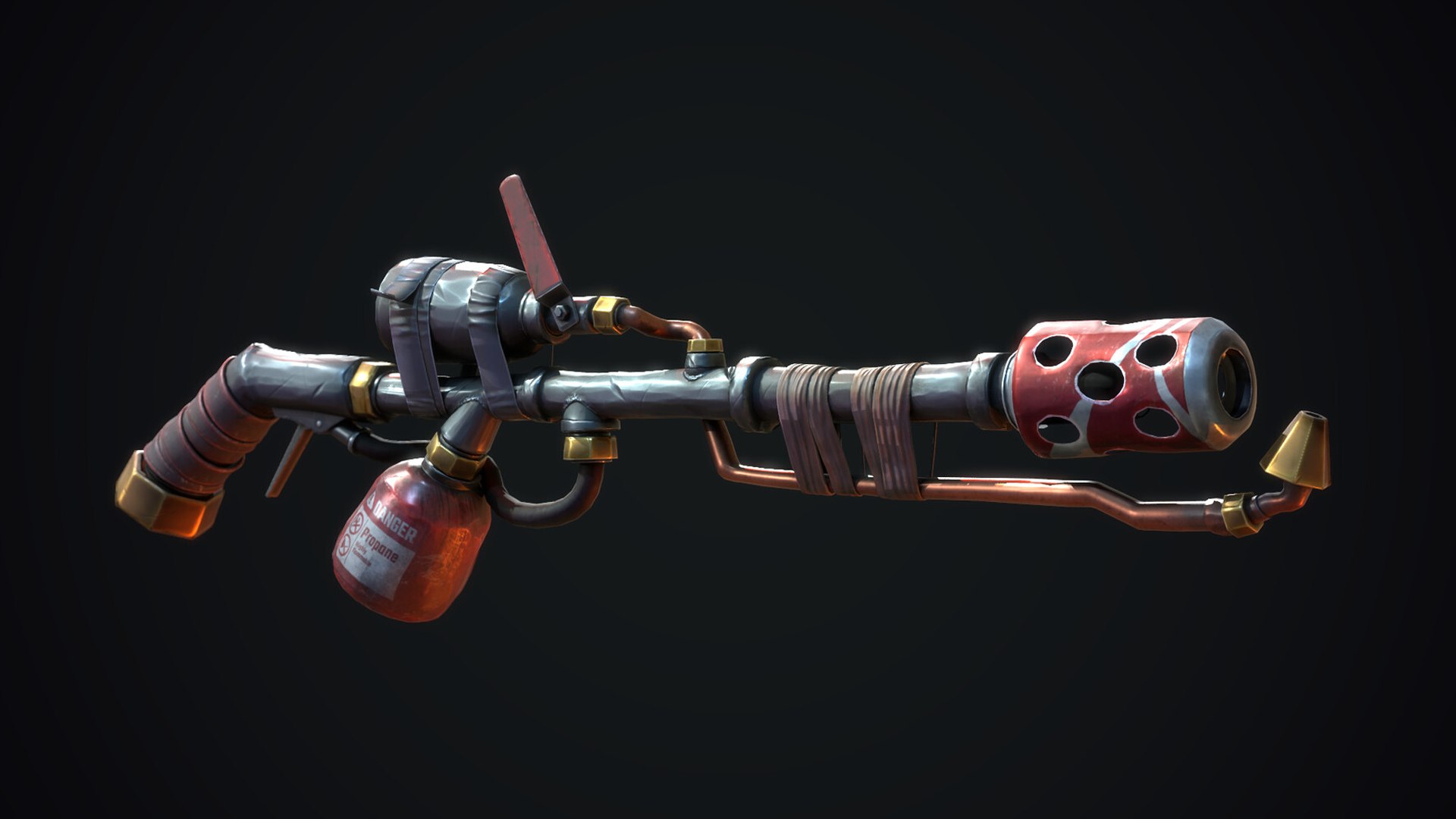 Stylized Flamethrower 3D model https://p.turbosquid.com/ts-thumb/wa/LjFSpD/iO/flamethrower_0010_layer0/png/1679254016/1920x1080/fit_q87/44557bcb08edd075e3ea88a53555d876b98ff6ba/flamethrower_0010_layer0.jpg