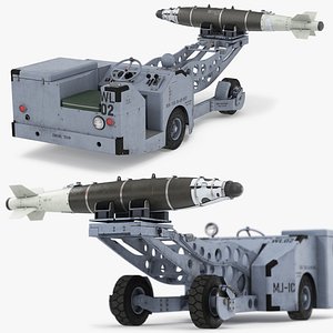 MJ1 Aircraft Weapon Loader with Missile