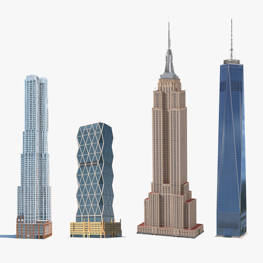 New York Skyscrapers Collection 2 3D model preview