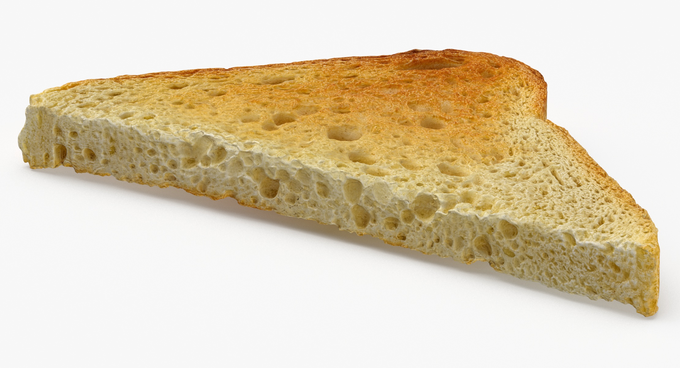 modelo 3d Bread Toast White Triangle 01 - TurboSquid 2066550