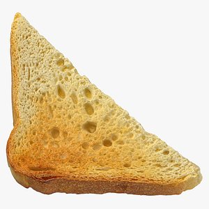 Bread Toast White Triangle 01