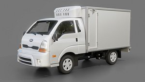 3D Kia Bongo K2700 Commercial Box Truck model