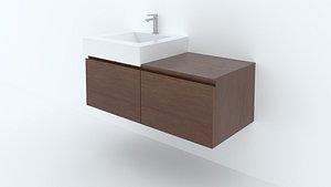 minimalist sink stand 3D model