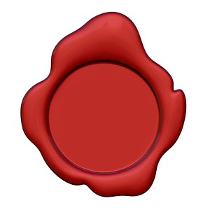 3D model wax seal