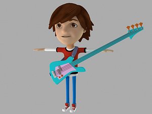 3d teen model