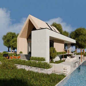 2026 Modern Modular House 11 for Blender Eevee and Cycles