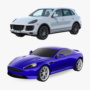 3D model luxury cars