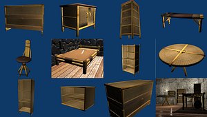 furniture polys 3d model