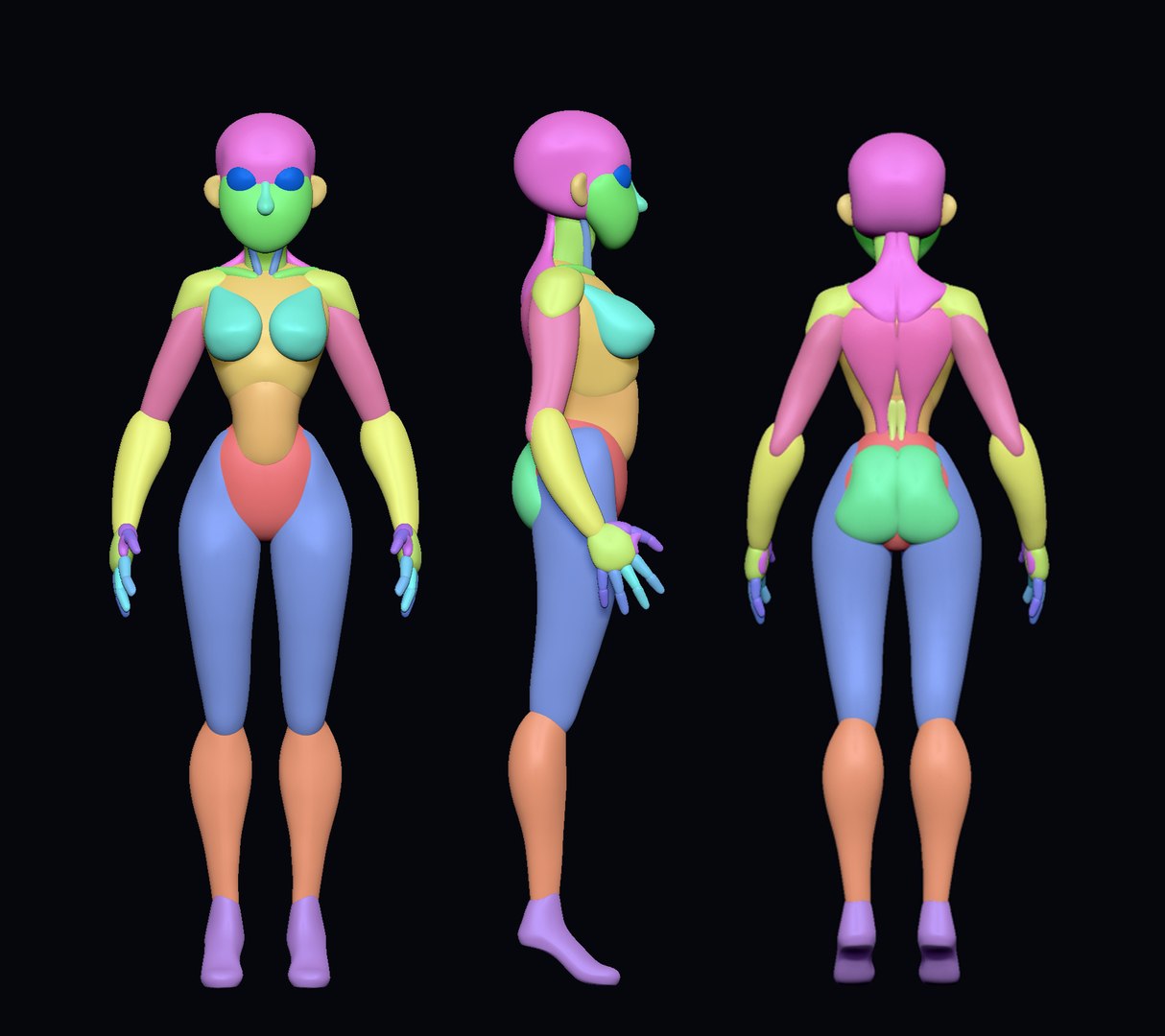 stylized female base mesh 3D model https://p.turbosquid.com/ts-thumb/wa/eVU09F/0QRSeV05/turntable_02/jpg/1514455284/1920x1080/fit_q87/e5875e24c7c8c15a92ae051f119d408162a40893/turntable_02.jpg