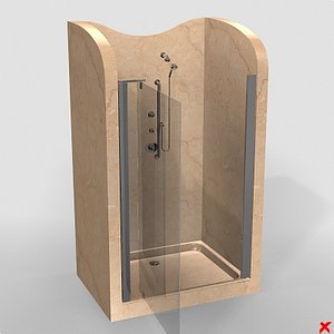 shower cabin 3d model