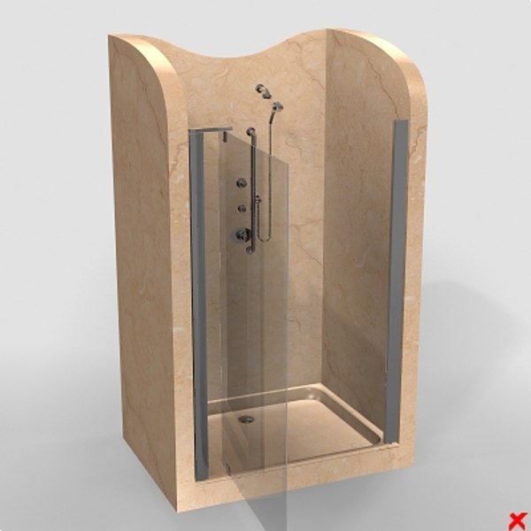 shower cabin 3d model