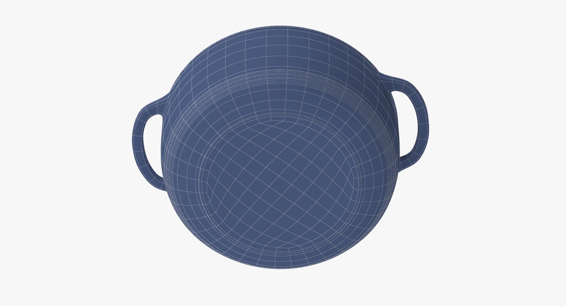 Enameled Oven Roaster 3d Model