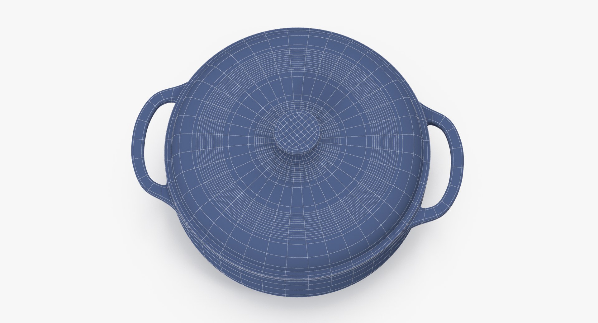 Enameled Oven Roaster 3d Model
