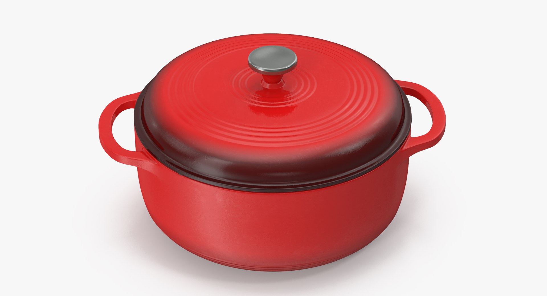 Enameled Oven Roaster 3d Model