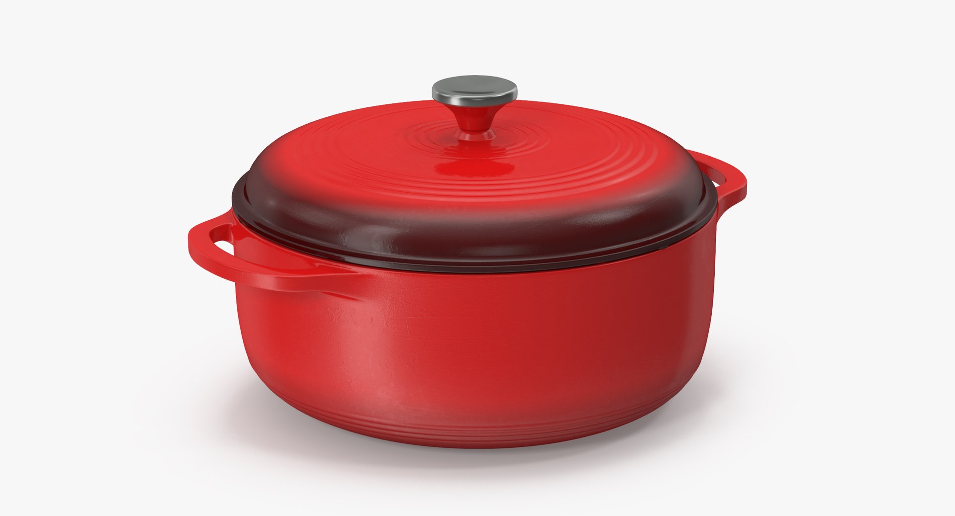 Enameled Oven Roaster 3d Model