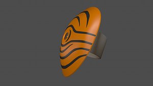 Orange Obito mask 3D
