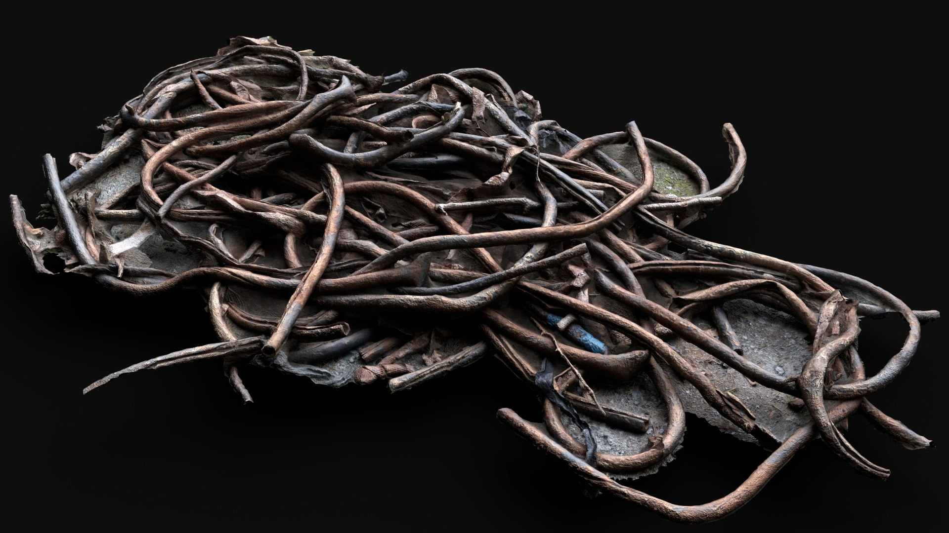 3D Debris Metal Cables Trash Pile RAW Photogrammetry Model - TurboSquid ...