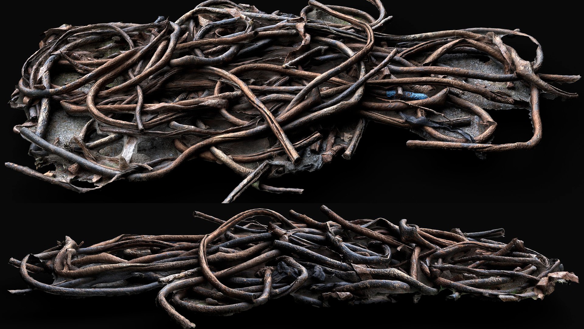 3D Debris Metal Cables Trash Pile RAW Photogrammetry Model - TurboSquid ...