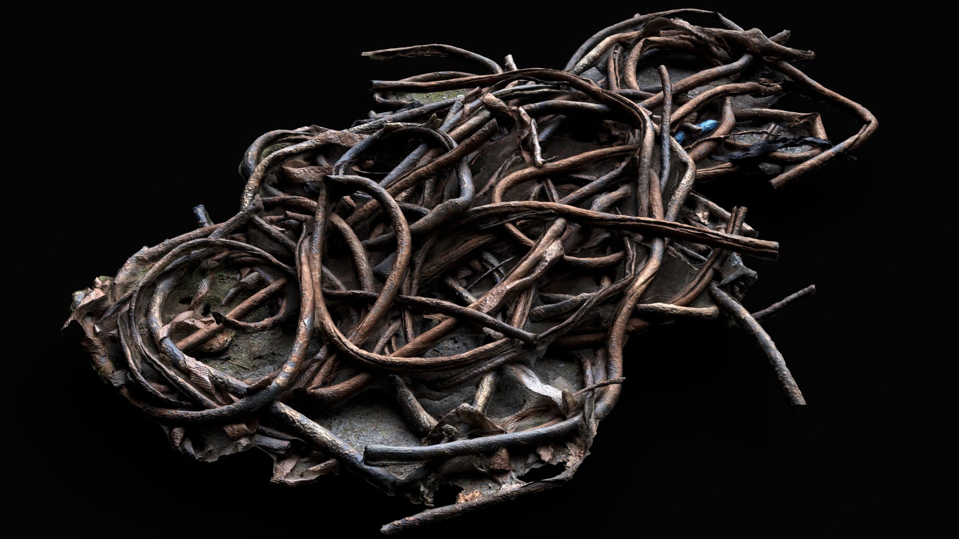 3D Debris Metal Cables Trash Pile RAW Photogrammetry Model - TurboSquid ...