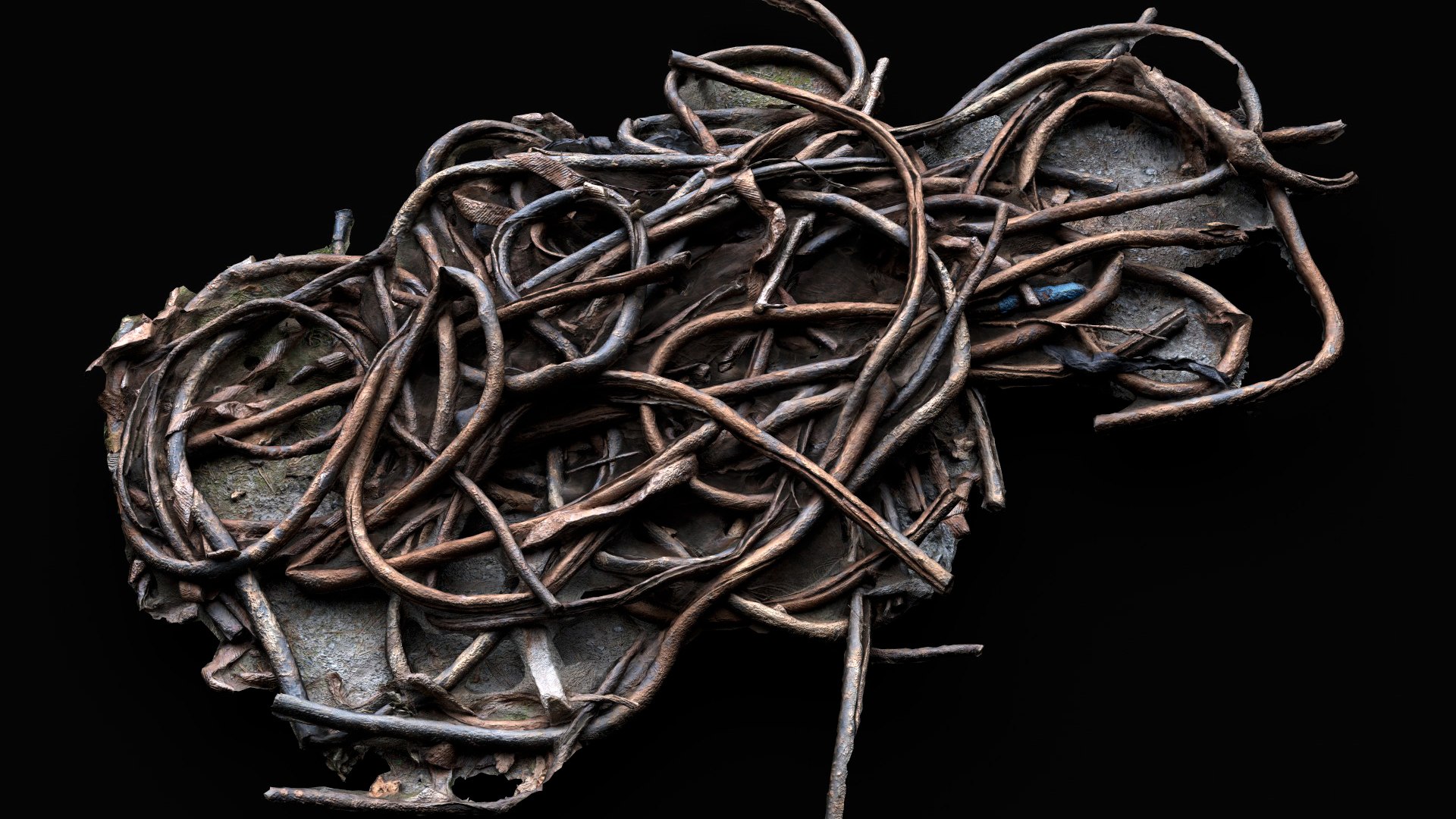 3D Debris Metal Cables Trash Pile RAW Photogrammetry Model - TurboSquid ...