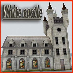 white castle 3d max