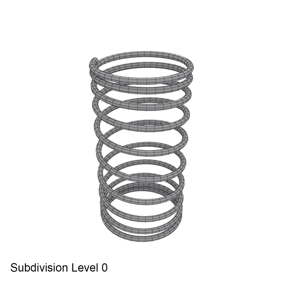 3d Metal Springs
