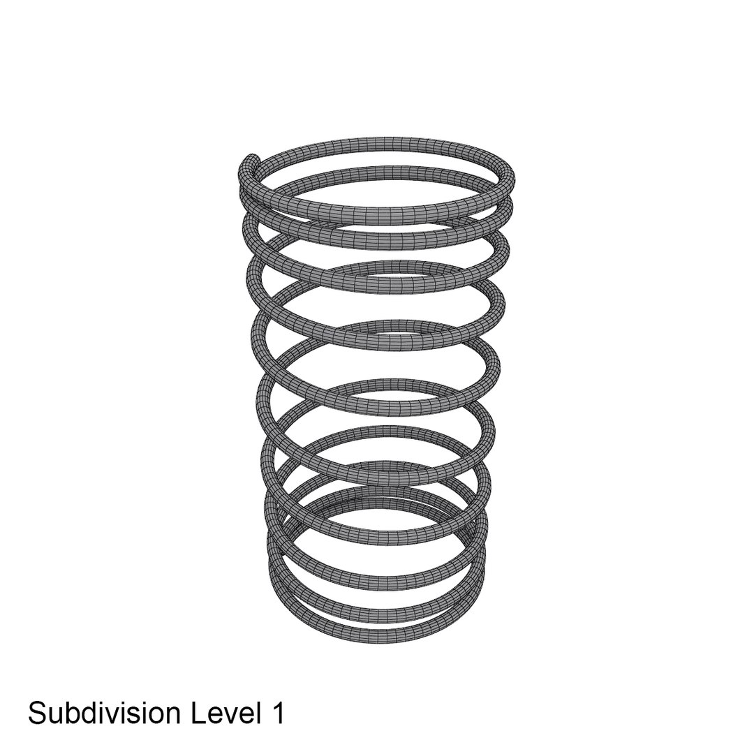 3d Metal Springs