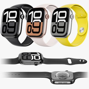 3D Apple Watch Series 10 Aluminum All colors