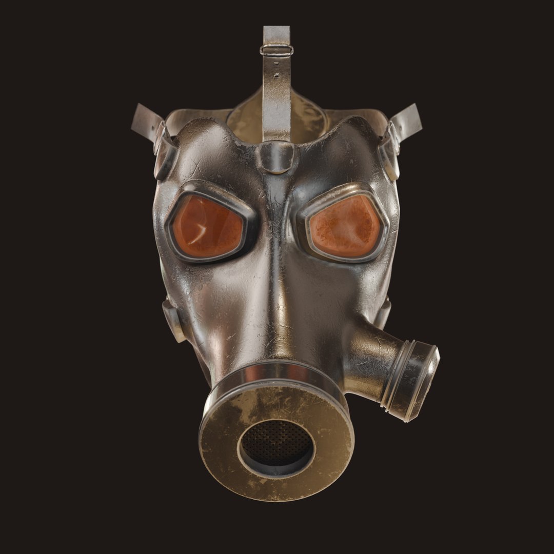 3D Gas Mask - Psycho Mantis Adult - TurboSquid 2127427