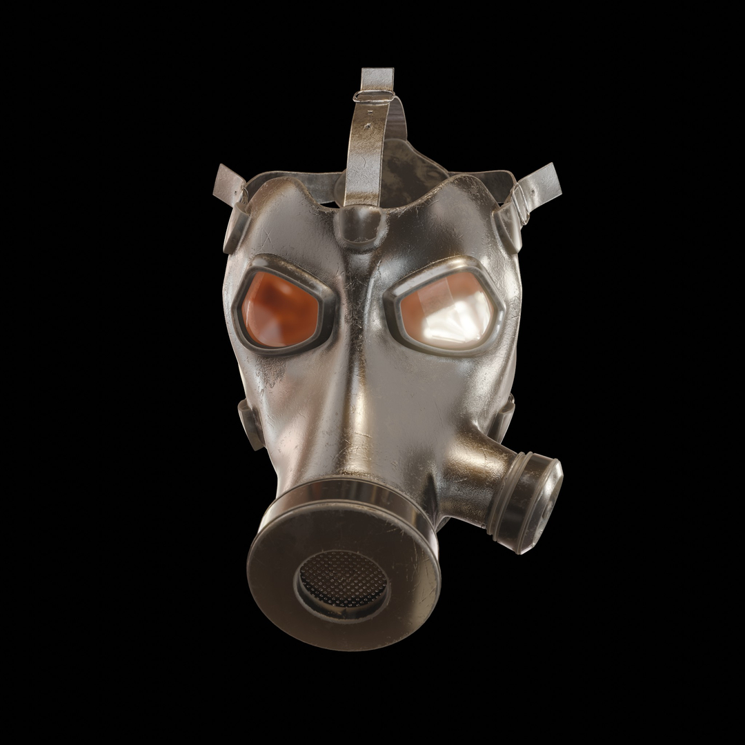 3D Gas Mask - Psycho Mantis Adult - TurboSquid 2127427