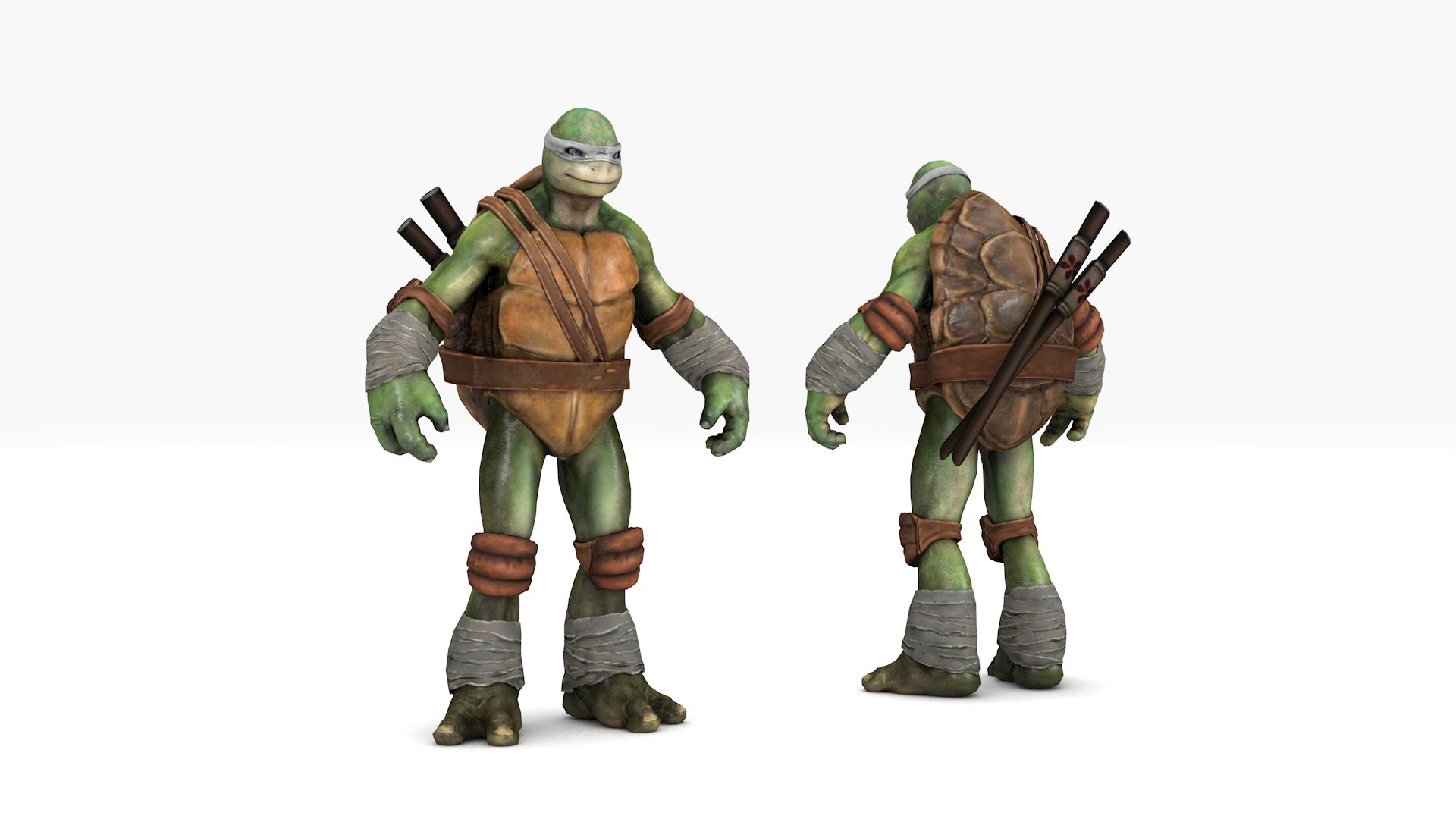 TMNT Leonardo 3D Model - TurboSquid 2346344