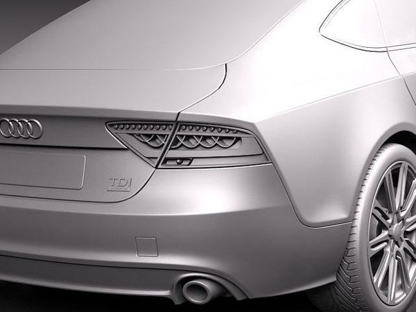 audi a7 sportback luxury 3d model