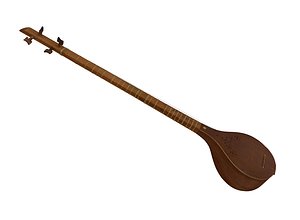 MUSICAL INSTRUMENT - SETAR - LONG-NECKED LUTE 3D model