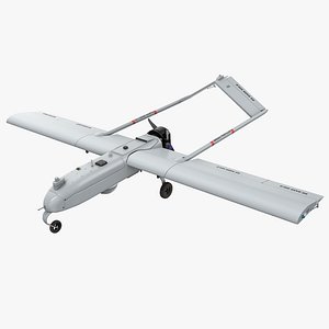 3D RQ-7 Shadow Unmanned Aerial Vehicle model