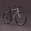 fixed gear bicycle - 3d max