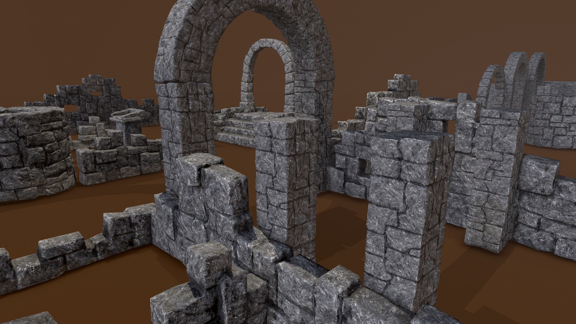 3D Ruin Set https://p.turbosquid.com/ts-thumb/wb/EM21qr/8O/ruinsetpbr06/jpg/1624278313/1920x1080/fit_q87/3a3e92839fbef0e33edf01446bb2b2227e38c6c4/ruinsetpbr06.jpg