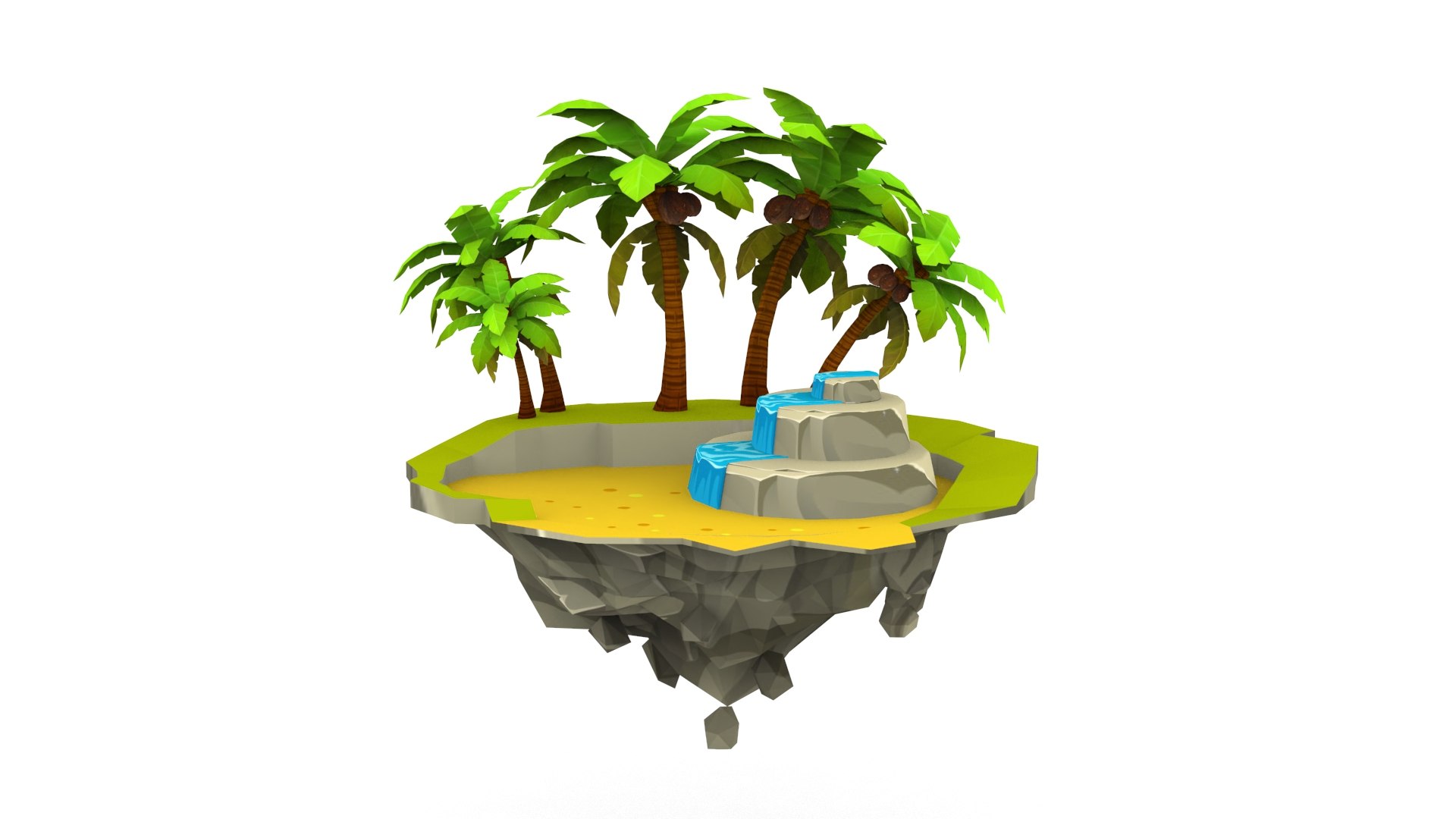 Island 1 3D - TurboSquid 2074836