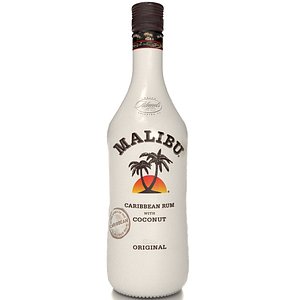 3D Malibu Rum Alcohol Bottle