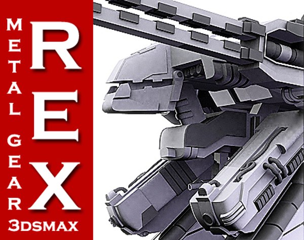 3d model robot metal gear rex