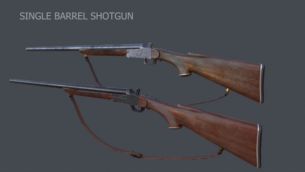 シングルバレルショットガン3Dモデル - TurboSquid 844481