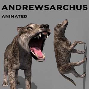 Andrewsarchus - 3d animated model